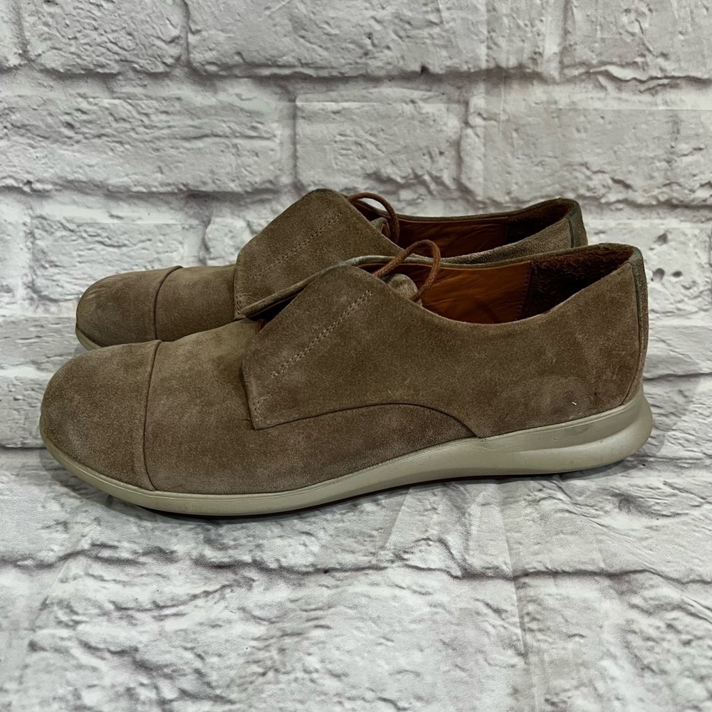 Samuel Hubbard Freedom Now Taupe Suede Women’s  Oxford lace up shoes Size 6.5